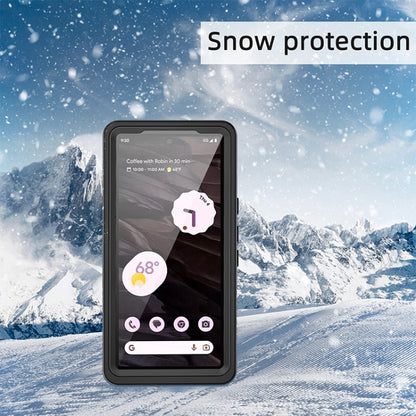 For Google Pixel 7a RedPepper Shockproof IP68 Waterproof PC + TPU Protective Case(Black) - Google Cases by RedPepper | Online Shopping UK | buy2fix