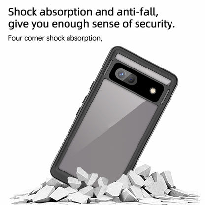 For Google Pixel 7a RedPepper Shockproof IP68 Waterproof PC + TPU Protective Case(Black) - Google Cases by RedPepper | Online Shopping UK | buy2fix