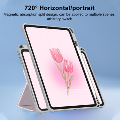 For iPad 10.2 2021 / 2020 / 10.5 720 Rotation Magnetic Painted Leather Smart Tablet Case(Tulip Glass) - iPad 10.2 Cases by buy2fix | Online Shopping UK | buy2fix