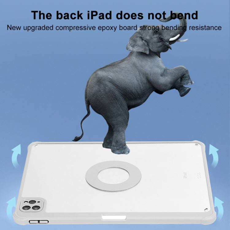 For iPad 2025 / 2022 720 Rotation Magnetic Painted Leather Smart Tablet Case(Pink Cat) - iPad 2025 / 2022 Cases by buy2fix | Online Shopping UK | buy2fix