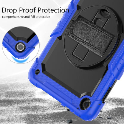 For Lenovo Tab M10 10.1 Gen 3rd Silicone Hybrid PC Tablet Case with Shoulder Strap(Blue) - Lenovo by buy2fix | Online Shopping UK | buy2fix