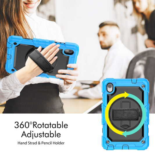 For Lenovo Tab M8 HD 2020/2019 Silicone Hybrid PC Tablet Case with Shoulder Strap(Light Blue) - Lenovo by buy2fix | Online Shopping UK | buy2fix