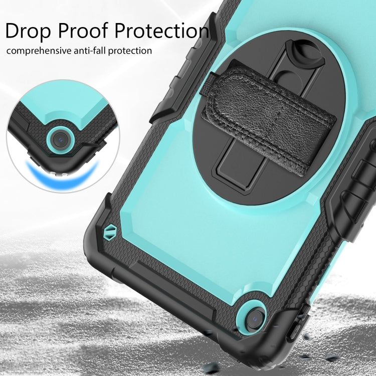 For Lenovo Tab M10 Plus 10.6 Gen 3rd Silicone Hybrid PC Tablet Case with Shoulder Strap(Light Blue PC) - Lenovo by buy2fix | Online Shopping UK | buy2fix