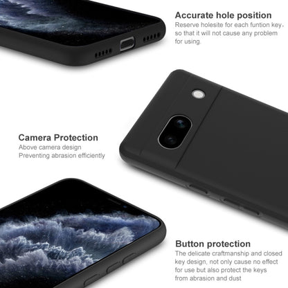 For Google Pixel 7a IMAK UC-3 Series Shockproof Frosted TPU Phone Case(Black) by imak