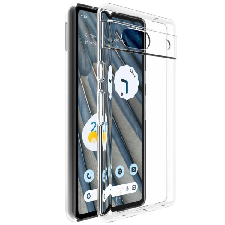 For Google Pixel 7a IMAK UX-5 Series Transparent Shockproof TPU Protective Phone Case(Transparent) by imak