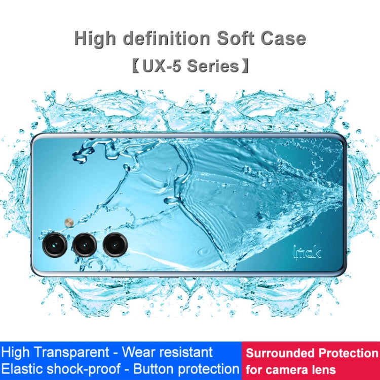For Samsung Galaxy A24 4G IMAK UX-5 Series Transparent Shockproof TPU Protective Phone Case by imak
