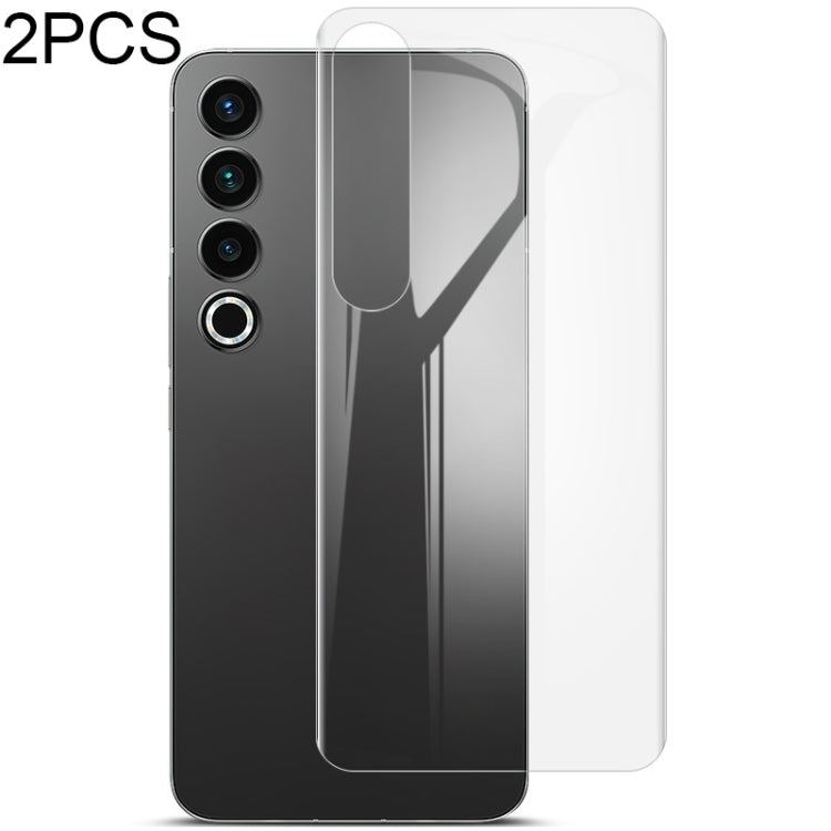 For Meizu 20 Pro 5G 2pcs imak Curved Hydrogel Film Pnone Back Protector by imak