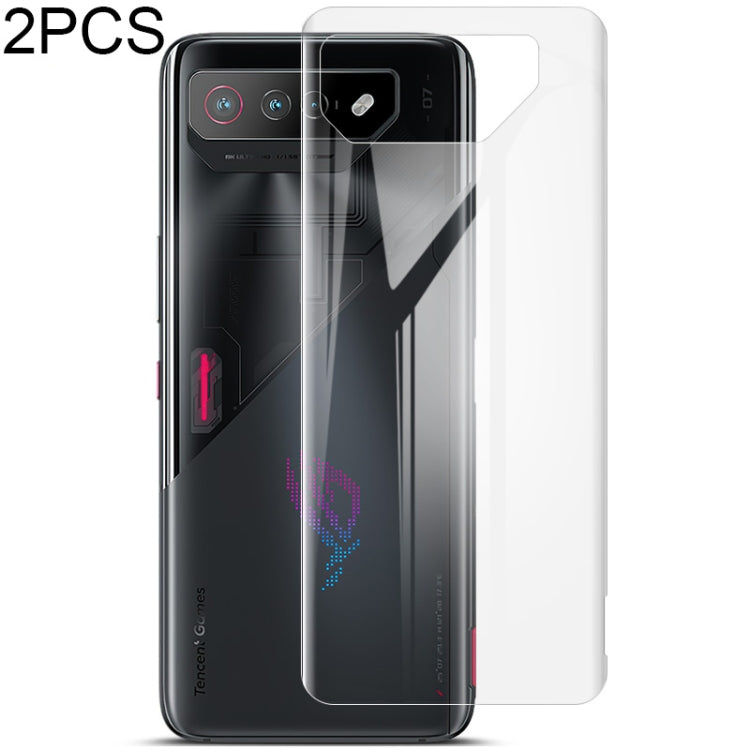 For Asus ROG Phone 7 2pcs imak Curved Hydrogel Film Pnone Back Protector by imak