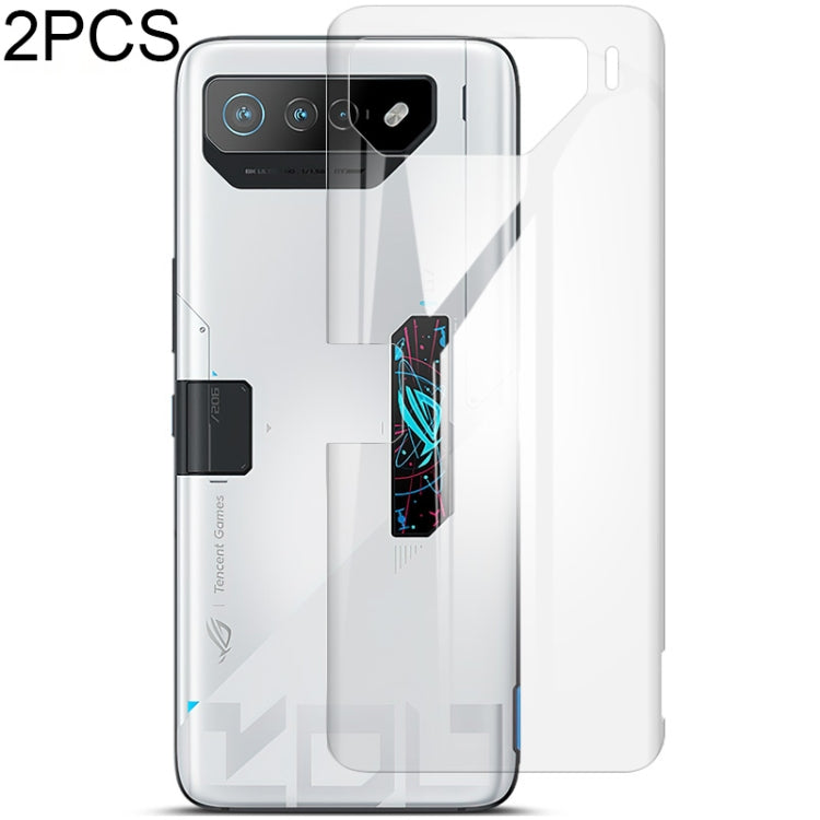 For Asus ROG Phone 7 Pro/Phone 7 Ultimate 2pcs imak Curved Hydrogel Film Pnone Back Protector by imak
