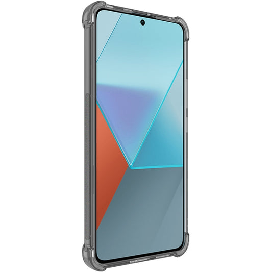 For Xiaomi Redmi Note 13 Pro 5G imak Shockproof Airbag TPU Phone Case(Transparent Black) - Xiaomi Cases by imak | Online Shopping UK | buy2fix