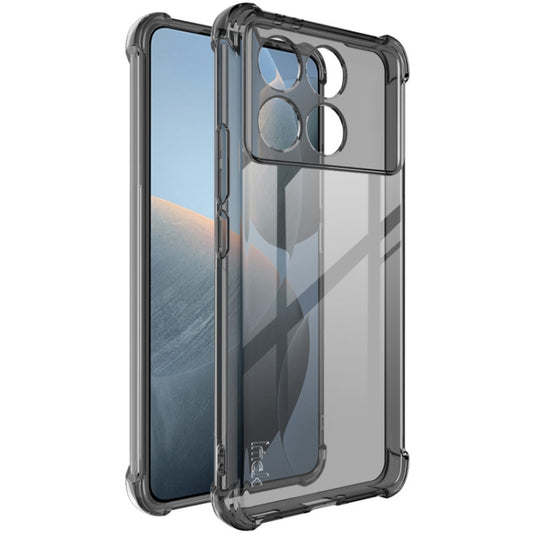 For Xiaomi Redmi K70 5G/K70 Pro 5G imak Shockproof Airbag TPU Phone Case(Transparent Black) - Xiaomi Cases by imak | Online Shopping UK | buy2fix