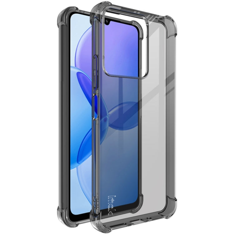 For Xiaomi Redmi 13C 5G/13R 5G imak Shockproof Airbag TPU Phone Case(Transparent Black) - Xiaomi Cases by imak | Online Shopping UK | buy2fix