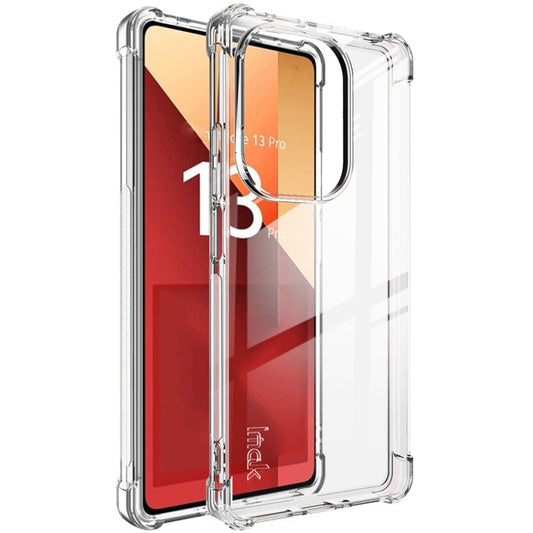 For Xiaomi Redmi Note 13 Pro 4G Global imak Shockproof Airbag TPU Phone Case(Transparent) - Xiaomi Cases by imak | Online Shopping UK | buy2fix
