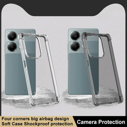 For Xiaomi Redmi Note 13 Pro 4G Global imak Shockproof Airbag TPU Phone Case(Transparent) - Xiaomi Cases by imak | Online Shopping UK | buy2fix