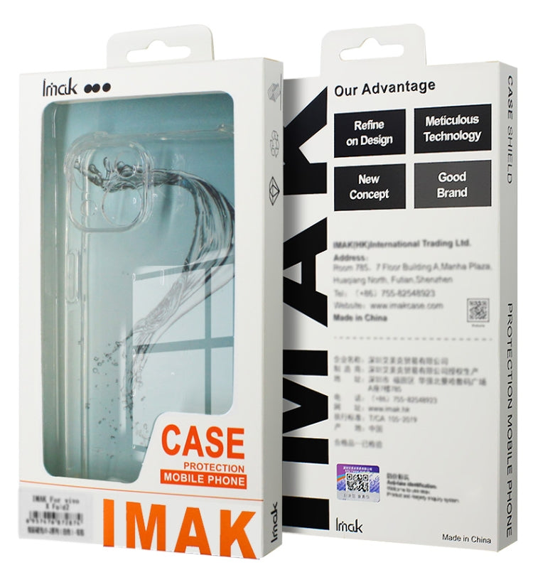 For Xiaomi Redmi Note 13 Pro 4G Global imak Shockproof Airbag TPU Phone Case(Transparent) - Xiaomi Cases by imak | Online Shopping UK | buy2fix