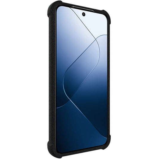 For Xiaomi 14 5G imak Shockproof Airbag TPU Phone Case(Matte Black) - 14 Cases by imak | Online Shopping UK | buy2fix