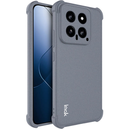 For Xiaomi 14 5G imak Shockproof Airbag TPU Phone Case(Matte Grey) - Xiaomi Cases by imak | Online Shopping UK | buy2fix