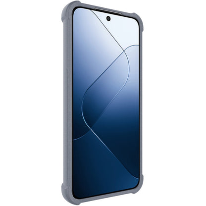 For Xiaomi 14 5G imak Shockproof Airbag TPU Phone Case(Matte Grey) - Xiaomi Cases by imak | Online Shopping UK | buy2fix