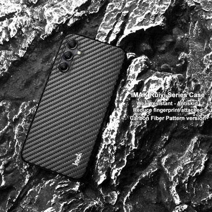 For Samsung Galaxy A54 5G imak Ruiyi Series Carbon Fiber PU + PC Phone Case by imak