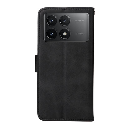 For Xiaomi Redmi K70 / K70 Pro Classic Calf Texture Flip Leather Phone Case(Black) - Xiaomi Cases by buy2fix | Online Shopping UK | buy2fix
