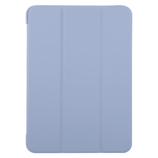 For iPad Air 13 2025 / 2024 GEBEI 3-folding Holder Shockproof Flip Leather Tablet Case(Light Purple) - iPad Air 13 2025 / 2024 Cases by GEBEI | Online Shopping UK | buy2fix