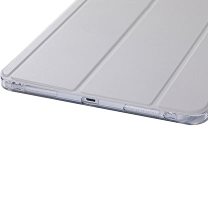 For iPad 2025 / 2022 3-Fold Lock Buckle Leather Smart Tablet Case(Grey) - iPad 2025 / 2022 Cases by buy2fix | Online Shopping UK | buy2fix