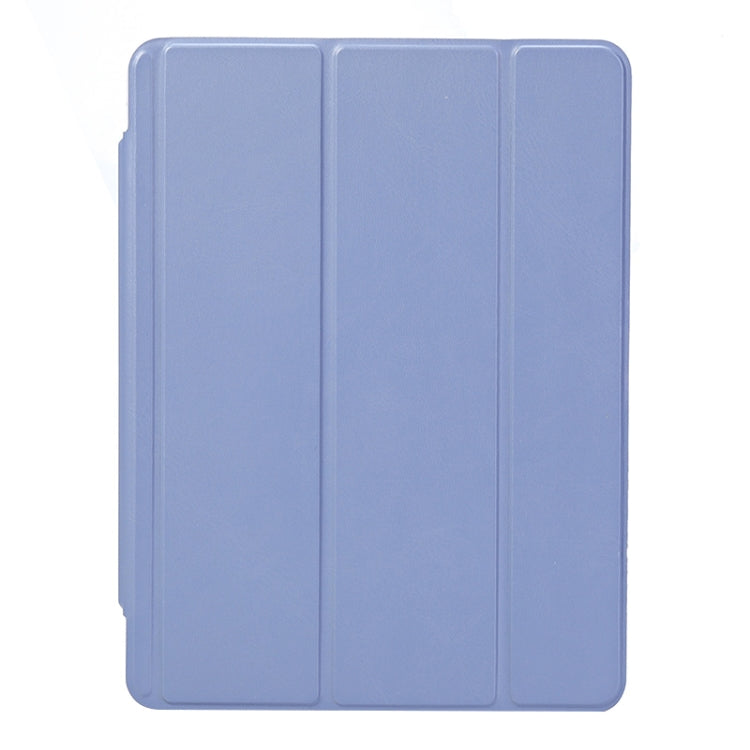 For iPad 2025 / 2022 3-Fold Lock Buckle Leather Smart Tablet Case(Lavender Purple) - iPad 2025 / 2022 Cases by buy2fix | Online Shopping UK | buy2fix