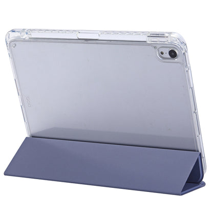 For iPad 2025 / 2022 3-Fold Lock Buckle Leather Smart Tablet Case(Lavender Purple) - iPad 2025 / 2022 Cases by buy2fix | Online Shopping UK | buy2fix