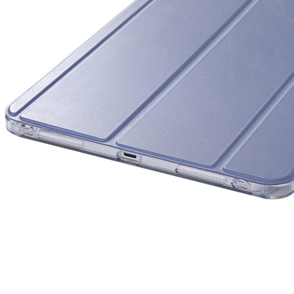 For iPad 2025 / 2022 3-Fold Lock Buckle Leather Smart Tablet Case(Lavender Purple) - iPad 2025 / 2022 Cases by buy2fix | Online Shopping UK | buy2fix