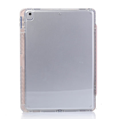 For iPad 10.2 2021 / 2020 / 10.5 3-Fold Lock Buckle Leather Smart Tablet Case(Pink) - iPad 10.2 Cases by buy2fix | Online Shopping UK | buy2fix