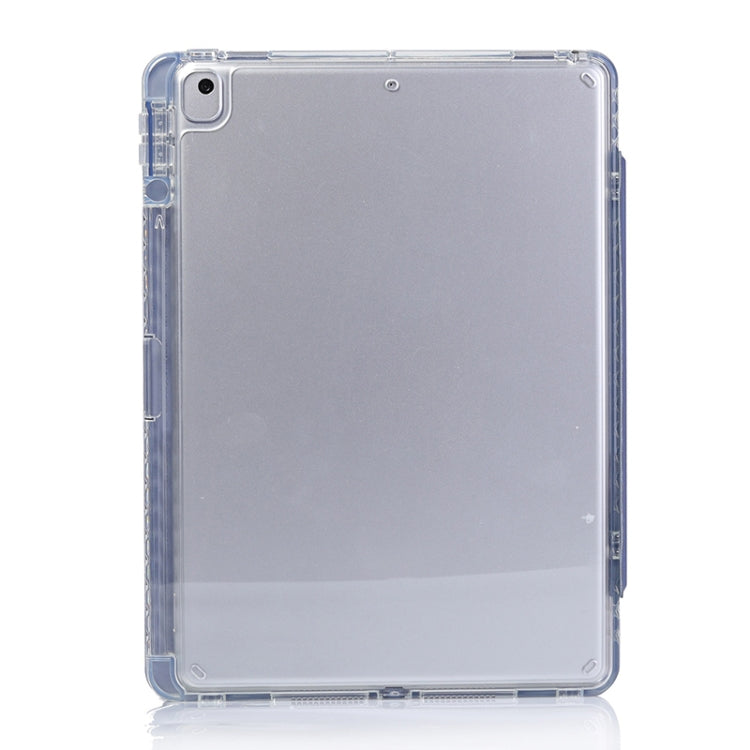 For iPad 10.2 2021 / 2020 / 10.5 3-Fold Lock Buckle Leather Smart Tablet Case(Lavender Purple) - iPad 10.2 Cases by buy2fix | Online Shopping UK | buy2fix