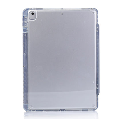 For iPad 10.2 2021 / 2020 / 10.5 3-Fold Lock Buckle Leather Smart Tablet Case(Lavender Purple) - iPad 10.2 Cases by buy2fix | Online Shopping UK | buy2fix
