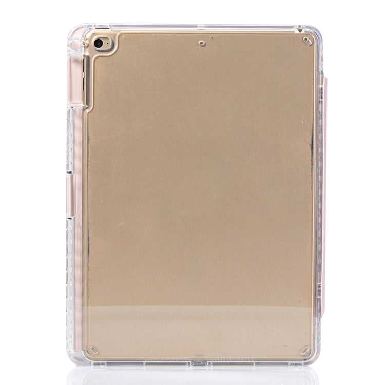 For iPad Air / Air 2 / 9.7 2017 / 2018 3-Fold Lock Buckle Leather Smart Tablet Case(Pink) - iPad 9.7 (2018) & (2017) Cases by buy2fix | Online Shopping UK | buy2fix