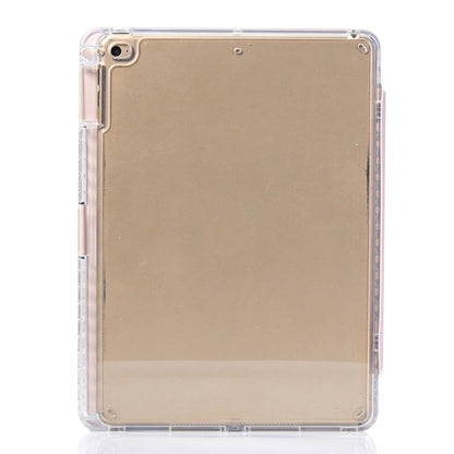 For iPad Air / Air 2 / 9.7 2017 / 2018 3-Fold Lock Buckle Leather Smart Tablet Case(Pink) - iPad 9.7 (2018) & (2017) Cases by buy2fix | Online Shopping UK | buy2fix