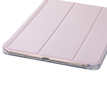 For iPad Air / Air 2 / 9.7 2017 / 2018 3-Fold Lock Buckle Leather Smart Tablet Case(Pink) - iPad 9.7 (2018) & (2017) Cases by buy2fix | Online Shopping UK | buy2fix
