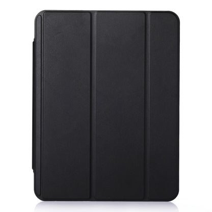 For iPad Air / Air 2 / 9.7 2017 / 2018 3-Fold Lock Buckle Leather Smart Tablet Case(Black) - iPad 9.7 (2018) & (2017) Cases by buy2fix | Online Shopping UK | buy2fix