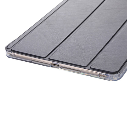 For iPad Air / Air 2 / 9.7 2017 / 2018 3-Fold Lock Buckle Leather Smart Tablet Case(Black) - iPad 9.7 (2018) & (2017) Cases by buy2fix | Online Shopping UK | buy2fix