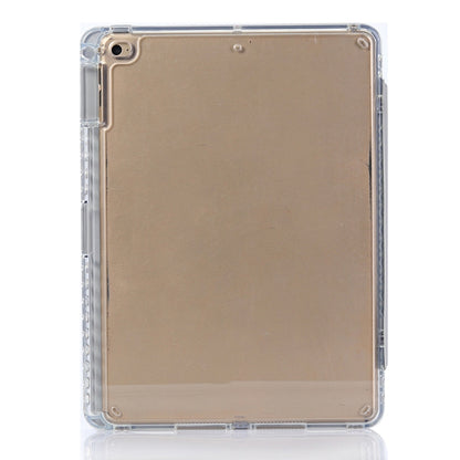 For iPad Air / Air 2 / 9.7 2017 / 2018 3-Fold Lock Buckle Leather Smart Tablet Case(Grey) - iPad 9.7 (2018) & (2017) Cases by buy2fix | Online Shopping UK | buy2fix