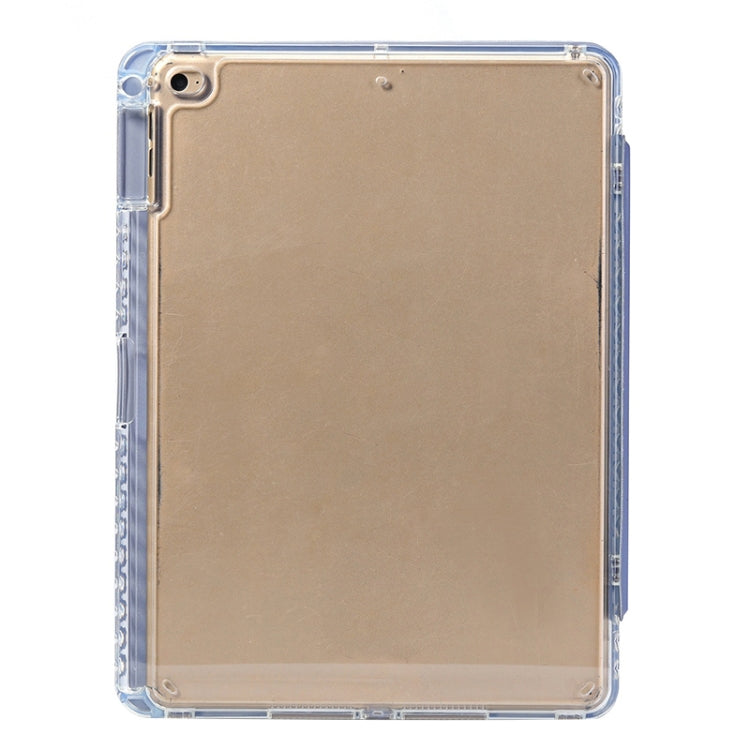 For iPad Air / Air 2 / 9.7 2017 / 2018 3-Fold Lock Buckle Leather Smart Tablet Case(Lavender Purple) - iPad 9.7 (2018) & (2017) Cases by buy2fix | Online Shopping UK | buy2fix