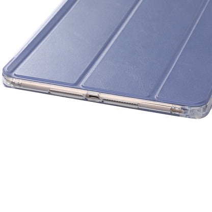 For iPad Air / Air 2 / 9.7 2017 / 2018 3-Fold Lock Buckle Leather Smart Tablet Case(Lavender Purple) - iPad 9.7 (2018) & (2017) Cases by buy2fix | Online Shopping UK | buy2fix