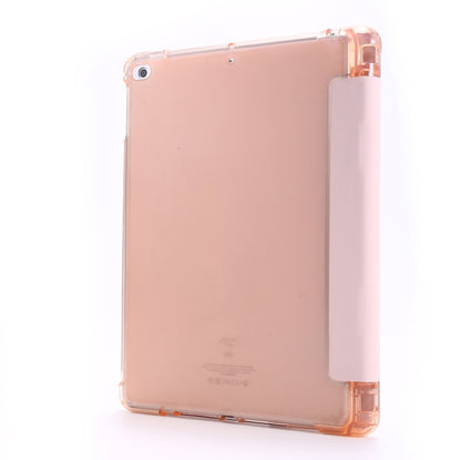 For iPad 9.7 (2018) & (2017) Airbag Deformation Horizontal Flip Leather Case with Holder & Pen Holder(Pink) - iPad 9.7 (2018) & (2017) Cases by buy2fix | Online Shopping UK | buy2fix