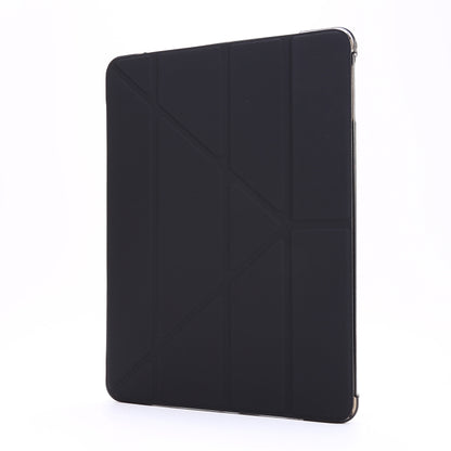 For iPad Air 2 Airbag Deformation Horizontal Flip Leather Case with Holder & Pen Holder(Black) - More iPad Cases by buy2fix | Online Shopping UK | buy2fix
