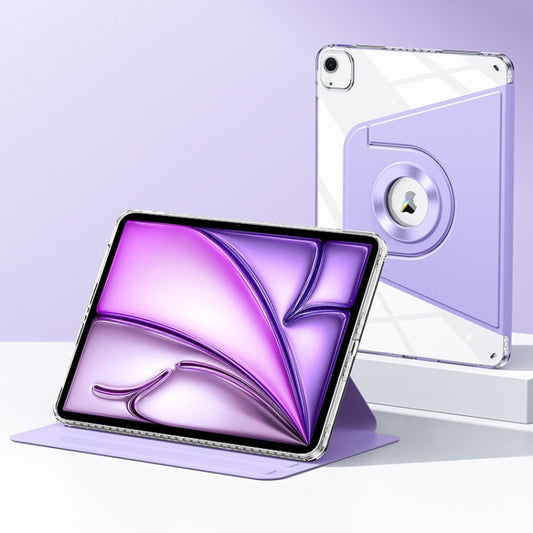 For iPad Air 11 2025 / 2024 Magnetic Split Leather Smart Tablet Case(Purple) - iPad Air 11 2025 / 2024 Cases by buy2fix | Online Shopping UK | buy2fix