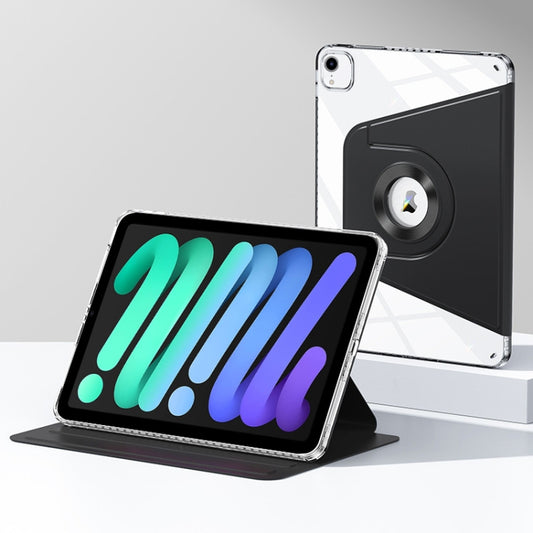 For iPad mini 6 / mini 2024 Magnetic Split Leather Smart Tablet Case(Black) - iPad mini 6 Cases by buy2fix | Online Shopping UK | buy2fix
