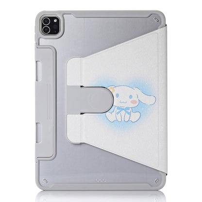 For iPad Pro 11 2022 / 2021 / 2020 Split Drawer Rotation Painted Leather Smart Tablet Case(Cute Dog) - iPad Pro 11 (2022/2021) Cases by buy2fix | Online Shopping UK | buy2fix