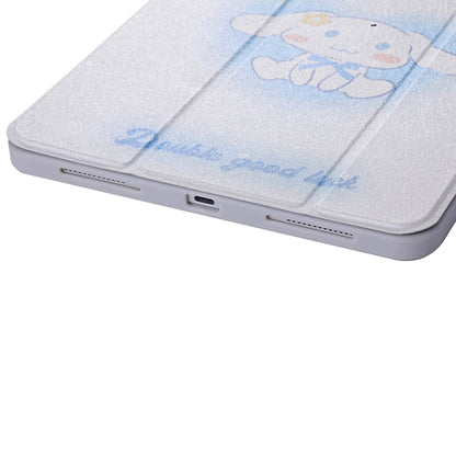 For iPad Pro 11 2022 / 2021 / 2020 Split Drawer Rotation Painted Leather Smart Tablet Case(Cute Dog) - iPad Pro 11 (2022/2021) Cases by buy2fix | Online Shopping UK | buy2fix