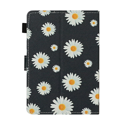 For 8 inch Universal Tablet PC Flower Pattern Horizontal Flip Leather Case with Card Slots & Holder(Small Daisies) - 8 inch by buy2fix | Online Shopping UK | buy2fix