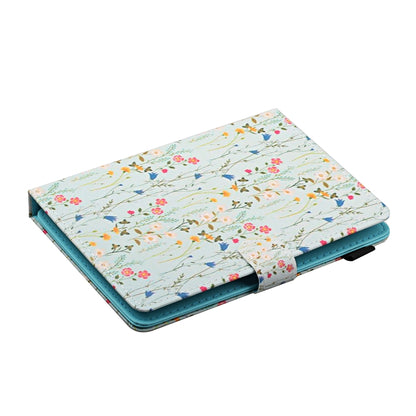 For 8 inch Universal Tablet PC Flower Pattern Horizontal Flip Leather Case with Card Slots & Holder(Small Floral) - 8 inch by buy2fix | Online Shopping UK | buy2fix