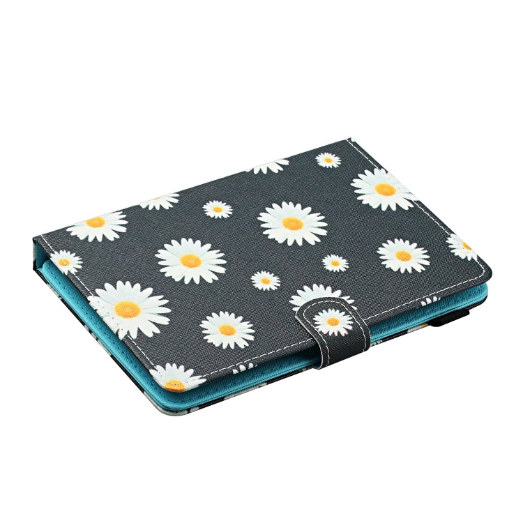 For 10 inch Universal Tablet PC Flower Pattern Horizontal Flip Leather Case with Card Slots & Holder(Small Daisies) - 10 - 11 inch by buy2fix | Online Shopping UK | buy2fix