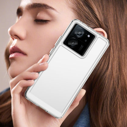 For Xiaomi Redmi K60 Ultra Colorful Series Acrylic Hybrid TPU Phone Case(Transparent) - Xiaomi Cases by buy2fix | Online Shopping UK | buy2fix